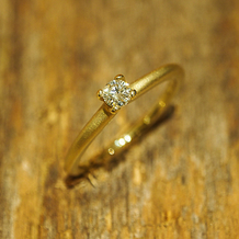 Verlobungsring Solitaire DL1502 Gold 585/- mit Brillant 0,16 carat getönt