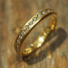 Verlobungsring Memoire DL1255 Gold 750/- mit Brillanten 33x 0,01 carat top wesselton lupenrein
