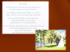 Dankeskarte von glücklichen Trauringkunden