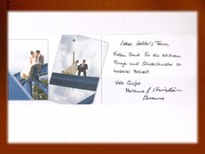 Dankeskarte von glücklichen Trauringkunden
